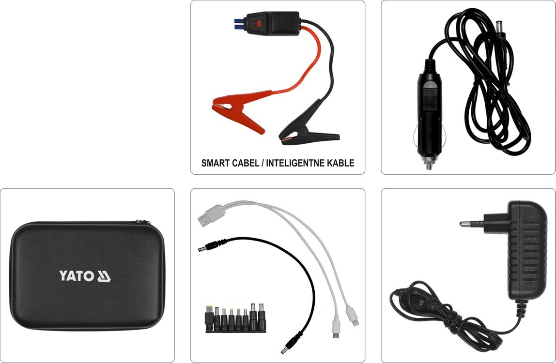 Starthilfe Start Booster Power Bank 12000mAh YT-83082 